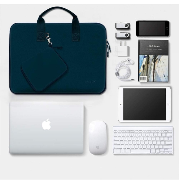 Hseok 13-14 Inch Laptop Case with Handle and Small Case - Picture 5 of 6